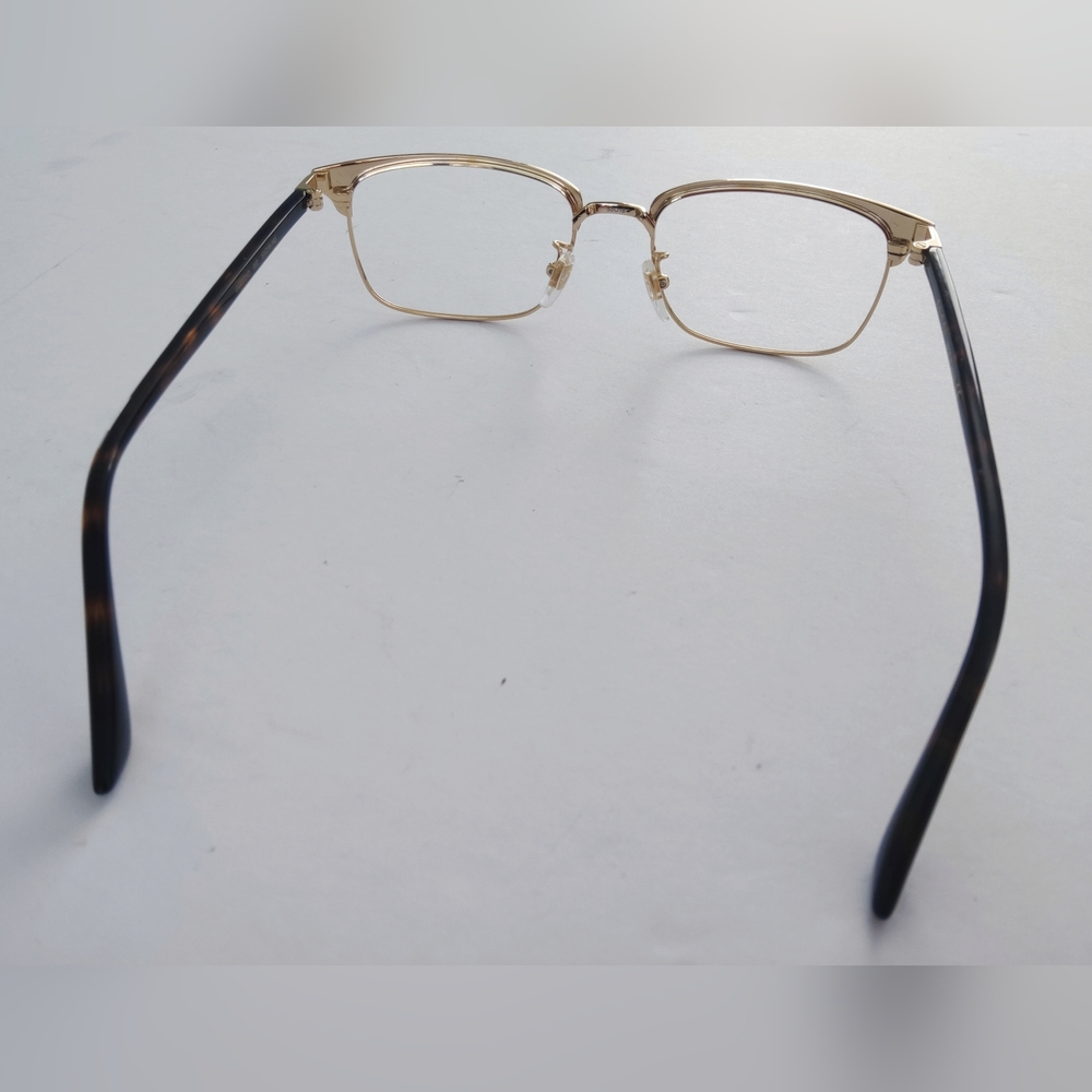 Gucci Black and Gold Frame Glasses 53-18-145 And Eyeglasses Hardshell. - Picture 5 of 11